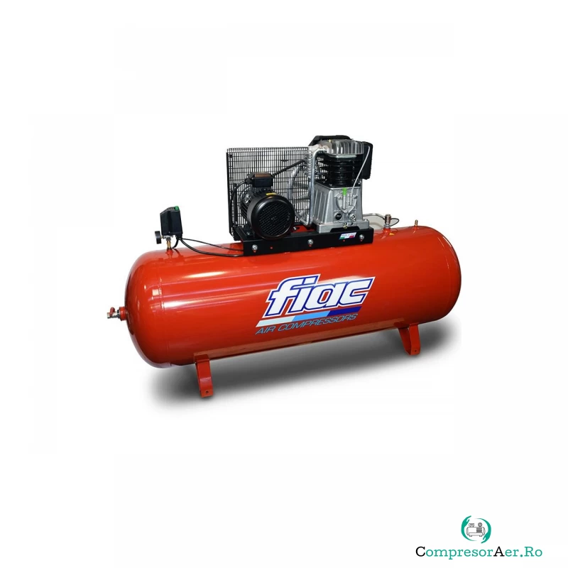 Compresor de aer cu piston trifazat, FIAC Professional Italia, tip AB500/998TF, 380V,rezervor 500l, debit 830l/min, 15 bar, ungere cu ulei la 14,420.99 lei ron