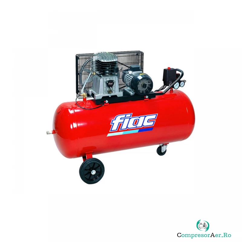 Compresor de aer cu piston monofazat, FIAC Professional Italia, tip AB150/415MC, 230V, rezervor 150l, debit 400l/min, 10 bar, ungere cu ulei