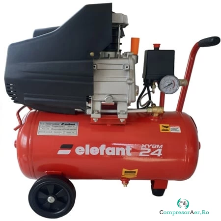 Compresor aer ELEFANT XYBM24, 24L, 1.5CP, Presiune 8bar, 2850RPM la 634.00 lei ron