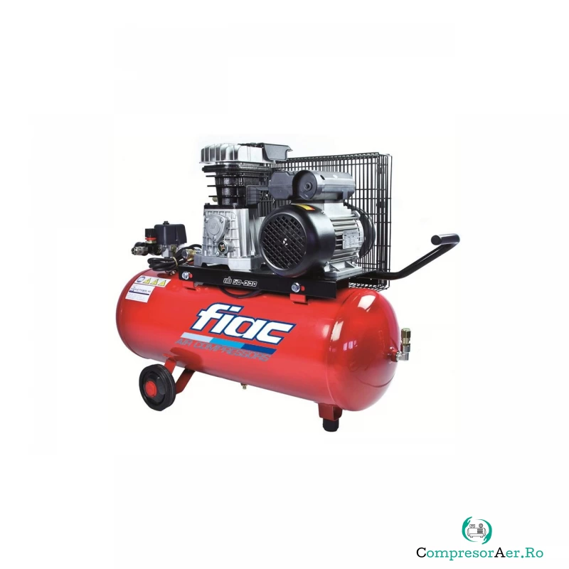 Compresor de aer cu piston monofazat, FIAC Professional Italia, tip NEW-AB50/330MC, 230V, rezervor 50l, debit 330l/min, 10 bar, ungere cu ulei