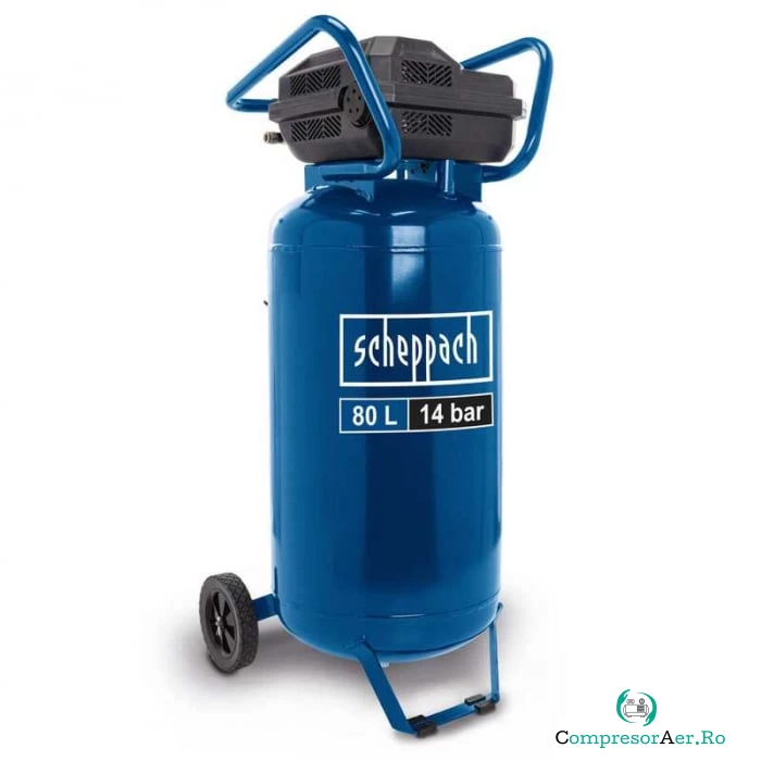 Compresor fara ulei HC85V Scheppach 5906151901, 1600 W, 80 L, 14 bari la 1,793.91 lei ron
