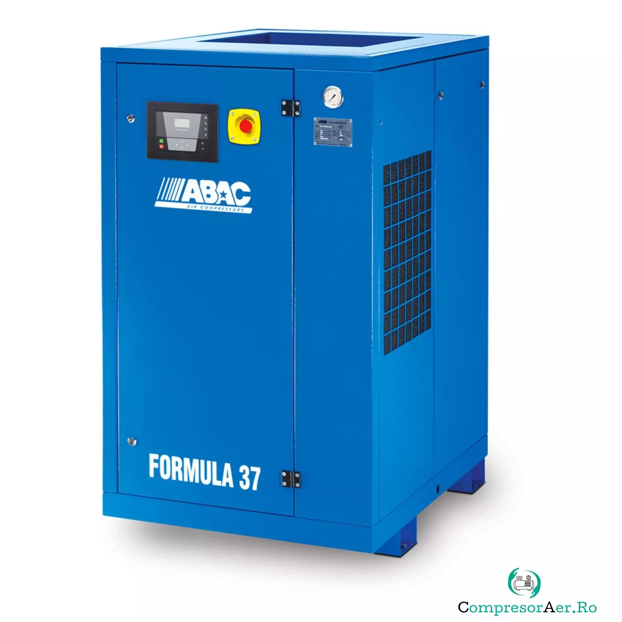 Compresor de aer profesional cu surub - 45 kW, 6100 L/min, 10 bari - ABAC-Formula-45A-10bar la 106,842.21 lei ron