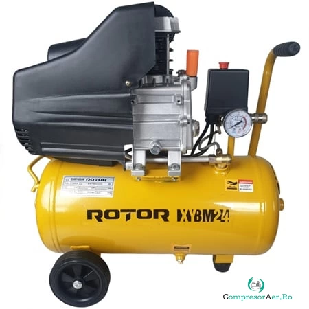 Compresor aer ROTOR XYBM24, 24L, 1.5CP, Presiune 8bar, 2850RPM la 666.00 lei ron