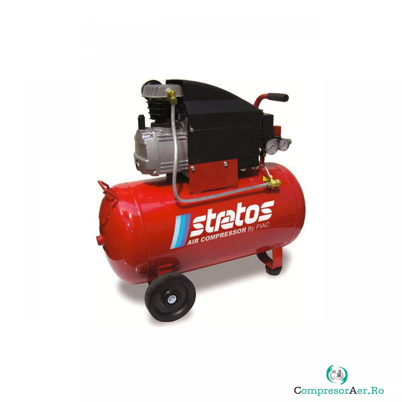 Compresor de aer cu piston monofazat, FIAC Professional Italia, tip STRATOS 50, 230V, rezervor 50l, debit 170l/min, 8 bar, ungere cu ulei