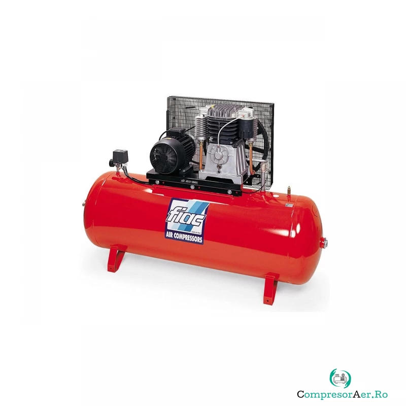 Compresor de aer cu piston trifazat, FIAC Professional Italia, tip NEW-AB500/1050F, 380V, rezervor 500l, debit 1070l/min, 10 bar, ungere cu ulei la 12,959.99 lei ron