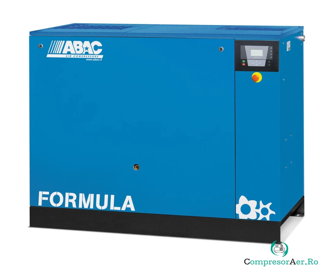 Compresor de aer profesional cu surub - 30 kW, 3900 L/min, 10 bari - ABAC-Formula-30E la 79,950.67 lei ron